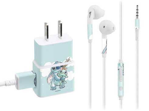 Disney Lilo and Stitch Stitch and Scrump Phone Charger Skin